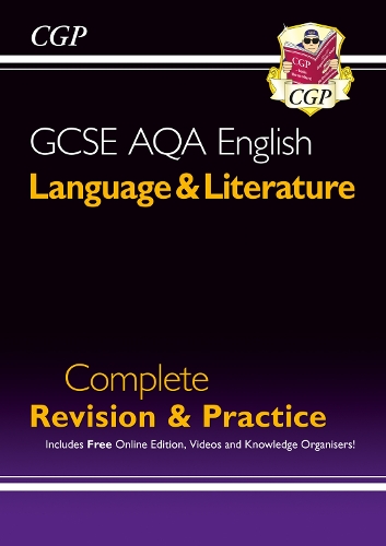 Бумажная книга «GCSE English Language & Literature AQA Complete Revision & Practice - inc. Online Edn & Videos: for the 2025 and 2026 exams», автор CGP Books - фото №1
