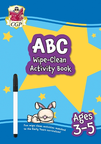 [object Object] «New ABC Wipe-Clean Activity Book for Ages 3-5 (with pen): perfect for learning the alphabet», автор CGP Books - фото №1