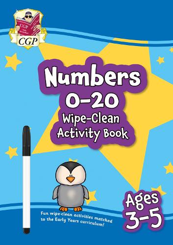 [object Object] «New Numbers 0-20 Wipe-Clean Activity Book for Ages 3-5 (with pen)», автор CGP Books - фото №1