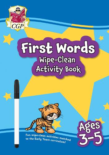 [object Object] «New First Words Wipe-Clean Activity Book for Ages 3-5 (with pen)», автор CGP Books - фото №1