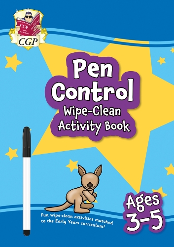 [object Object] «New Pen Control Wipe-Clean Activity Book for Ages 3-5 (with pen)», автор CGP Books - фото №1