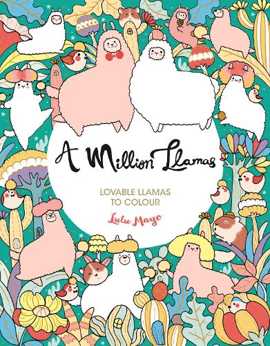 Паперова книга «A Million Llamas: Lovable Llamas to Colour», автор Лулу Майо - фото №1