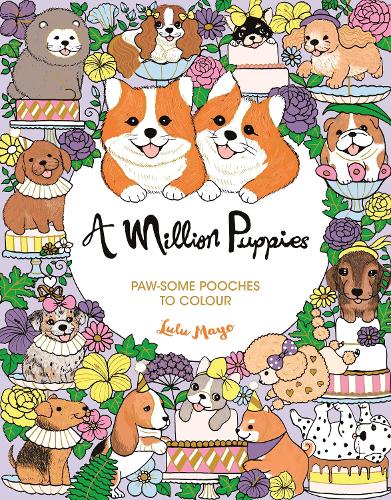 Бумажная книга «A Million Puppies: Paw-some Pooches to Colour» - фото №1