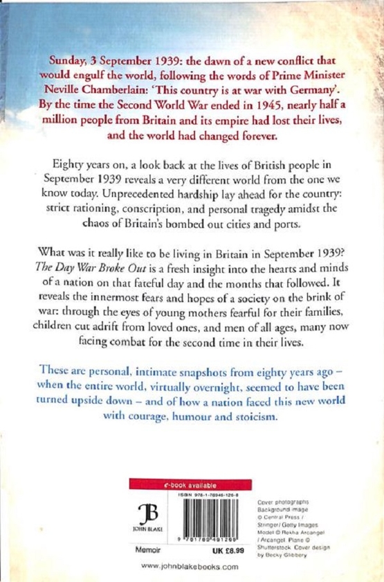 Паперова книга «The Day War Broke Out», автор Джеки Хаямс - фото №1