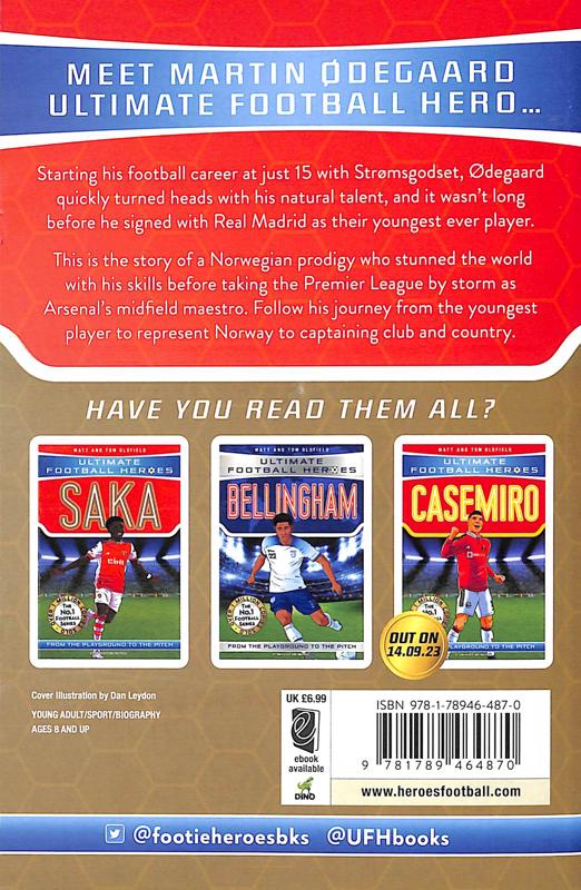 Бумажная книга «Ødegaard. From the Playground to the Pitch», автор Мэтт Олдфилд - фото №1