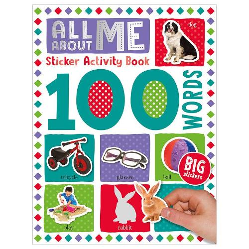 [object Object] «100 Words All About Me Words Sticker Activity Book», автор Make Believe Ideas - фото №1