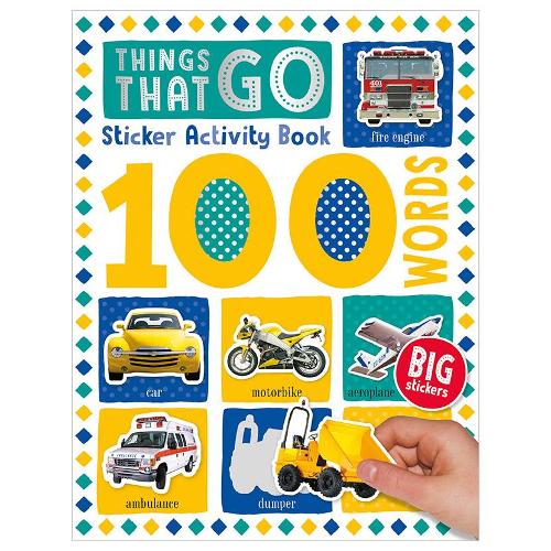 [object Object] «100 Things That Go Words Sticker Activity», автор Make Believe Ideas - фото №1