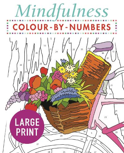 [object Object] «Mindfulness Colour-by-Numbers Large Print», автор Arcturus Publishing - фото №1