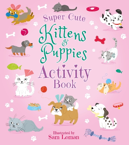 [object Object] «Super-Cute Kittens & Puppies Activity Book», автор Лайза Риган - фото №1