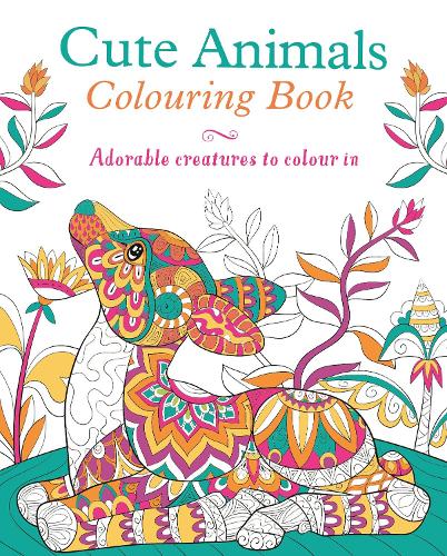 Бумажная книга «Cute Animals Colouring Book: Adorable Creatures to Colour In», автор Танси Уиллоу - фото №1