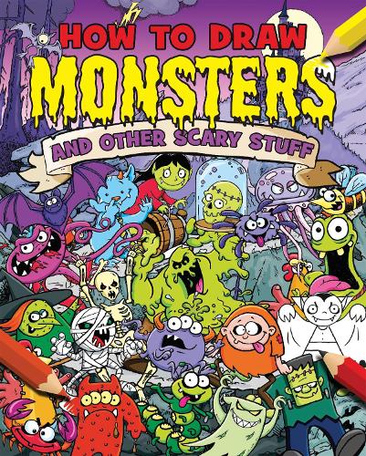 Бумажная книга «How to Draw Monsters and Other Scary Stuff», автор Пол Гэмбл - фото №1