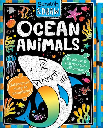 [object Object] «Scratch & Draw Ocean Animals - Scratch Art Activity Book», автор Сьюзи Линн - фото №1