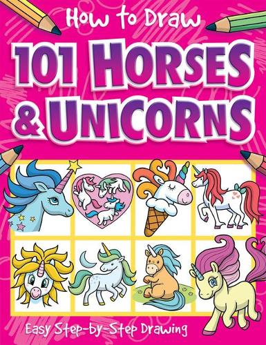 [object Object] «How to Draw 101 Horses and Unicorns - A Step By Step Drawing Guide for Kids», автор Нат Ламберт - фото №1