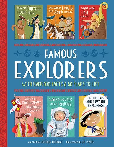 Паперова книга «Famous Explorers - Interactive History Book for Kids», автор Джошуа Джордж - фото №1