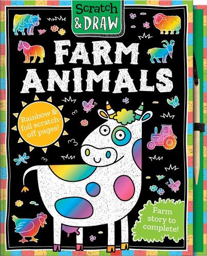 [object Object] «Scratch and Draw Farm Animals - Scratch Art Activity Book», автор Артур Овер - фото №1