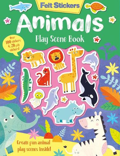 [object Object] «Felt Stickers Animals Play Scene Book», автор Кит Эллиот - фото №1