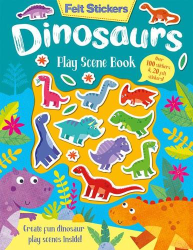 [object Object] «Felt Stickers Dinosaur Play Scene Book», автор Кит Эллиот - фото №1