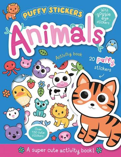 Бумажная книга «Puffy Sticker Animals», автор Конни Айзекс - фото №1