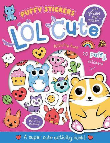 Бумажная книга «Puffy Sticker LOL Cute», автор Конни Айзекс - фото №1