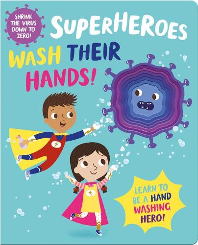 Бумажная книга «Superheroes Wash Their Hands!», автор Кэти Баттон - фото №1