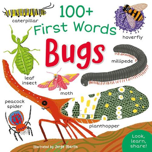 Паперова книга «100+ First Words: Bugs», автор Емі Джонсон - фото №1