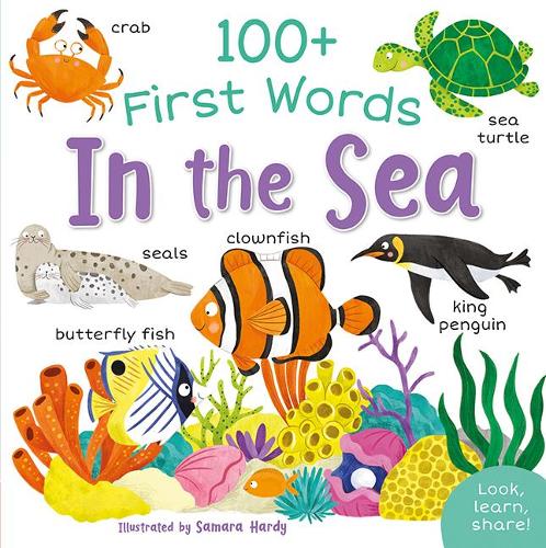 Бумажная книга «100+ First Words: In the Sea», автор Бекки Майлз - фото №1