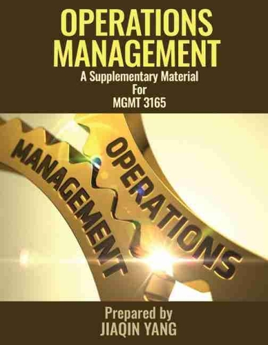 Бумажная книга «Operations Management», автор Цзяцинь Ян - фото №1