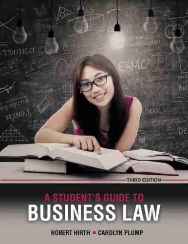 Бумажная книга «A Student's Guide to Business Law», авторов Кэролин Пламп, Роберт Хирт - фото №1
