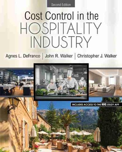 Бумажная книга «Cost Control in the Hospitality Industry», авторов Кристофер Джон М. Уокер, Дефранко Агнес, Джон Уокер - фото №1