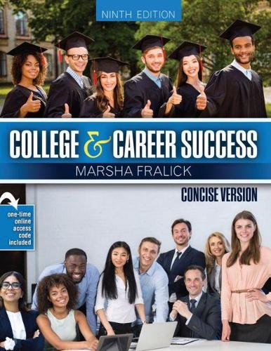 Бумажная книга «College and Career Success: Concise Version», автор Марша Фралик - фото №1