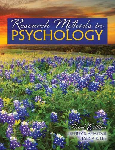 Паперова книга «Research Methods in Psychology», авторів Джеффрі Анастасі, Джессіка Лі - фото №1