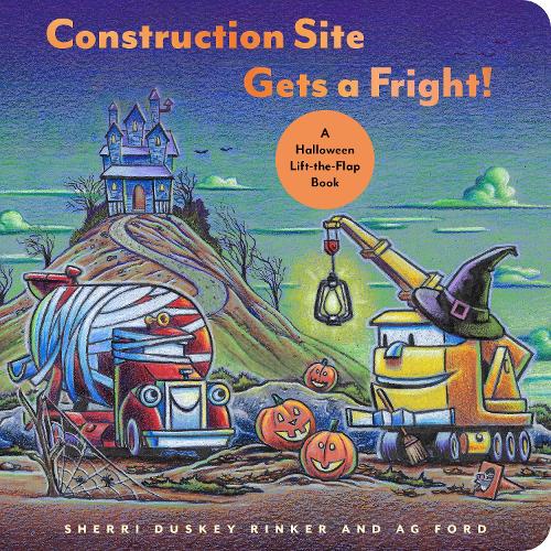 Бумажная книга «Construction Site Gets a Fright!: A Halloween Lift-the-Flap Book», автор Шерри Даски Ринкер - фото №1