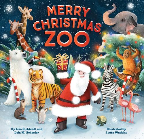 Бумажная книга «Merry Christmas, Zoo», авторов Лиза Эйкхольдт, Лола М. Шефер - фото №1