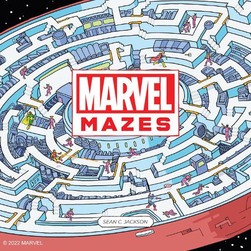 Паперова книга «Marvel Mazes», автор Шон К. Джексон - фото №1