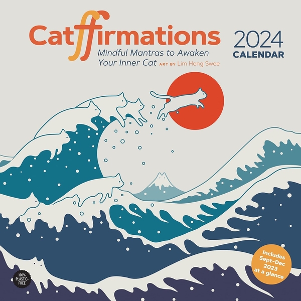 Бумажная книга «2024 Wall Cal: Catffirmations», автор Лим Хенг Сви - фото №1