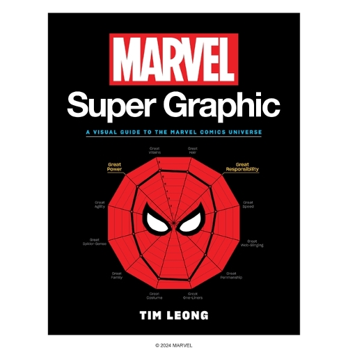 [object Object] «Marvel Super Graphic: A Visual Guide to the Marvel Comics Universe», автор Тім Леонг - фото №1
