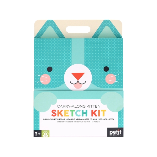 Бумажная книга «Carry-Along Kitten Sketch Kit», автор Пти Коллаж - фото №1
