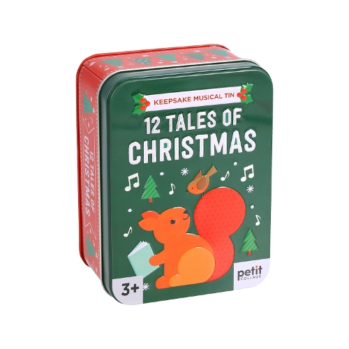 Бумажная книга «12 Tales of Christmas: 12 Short Stories in a Keespake Musical Tin», автор Пти Коллаж - фото №1
