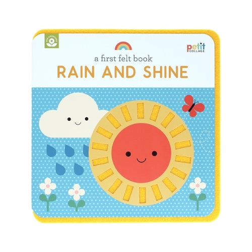 Бумажная книга «A First Felt Book: Rain and Shine», автор Пти Коллаж - фото №1