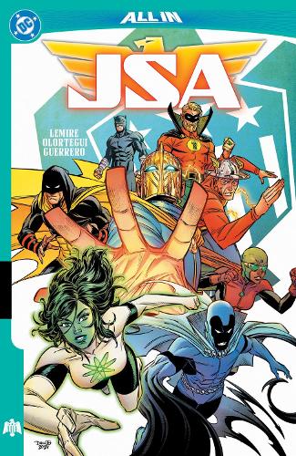 Бумажная книга «JSA Vol. 1: Infinity Inc. vs. The Justice Society», автор Джефф Лемир - фото №1