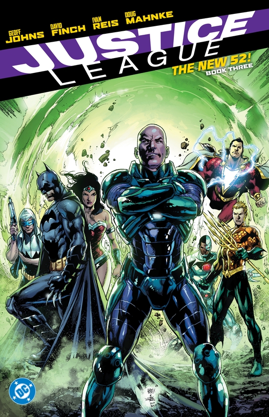 Паперова книга «Justice League: The New 52 Book Three», авторів Джеф Джонс, Іван Рейс - фото №1