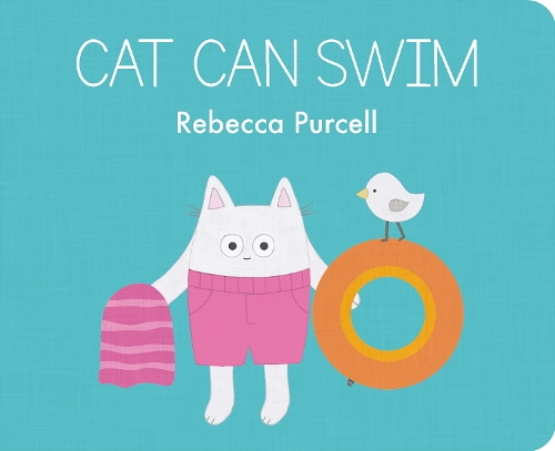 Паперова книга «Cat Can Swim», автор Ребекка Перселл - фото №1