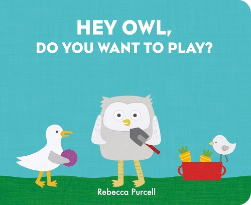 Паперова книга «Hey Owl, Do You Want to Play?», автор Ребекка Перселл - фото №1