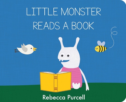 Паперова книга «Little Monster Reads a Book», автор Ребекка Перселл - фото №1