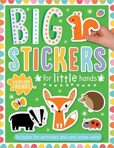 Паперова книга «Big Stickers for Little Hands Woodland Friends», автор Еланор Бест - фото №1