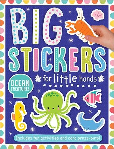 Паперова книга «Big Stickers for Little Hands Ocean Creatures», автор Емі Боксшолл - фото №1