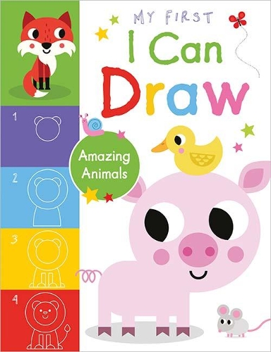 Паперова книга «My First I Can Draw Amazing Animals», автор Емі Боксшолл - фото №1