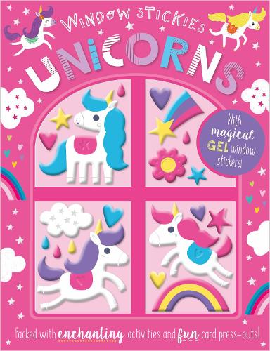Паперова книга «Window Stickies Unicorns», авторів Емі Боксшолл, Make Believe Ideas - фото №1