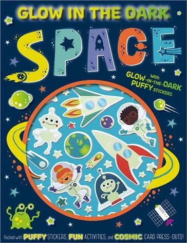 Бумажная книга «Glow in the Dark Space Activity Book», автор Make Believe Ideas - фото №1