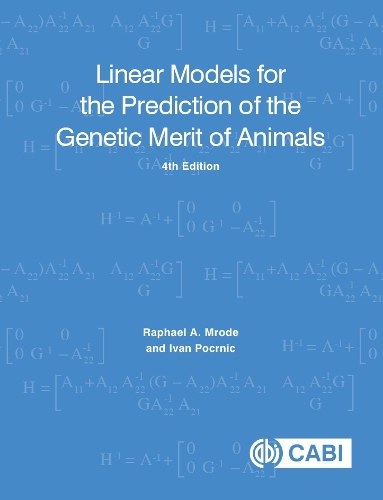 Бумажная книга «Linear Models for the Prediction of the Genetic Merit of Animals», авторов Иван Покрник, Рафаэль А Мроде - фото №1